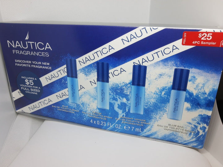 Nautica Fragrances - Blue, Voyage, Midnight Voyage & Blue Sail 0.23fl oz