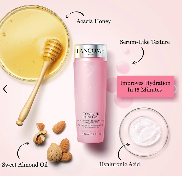 Lancome Tonique Confort Re-Hydrating Comforting Toner with Acacia Honey MSRP $59