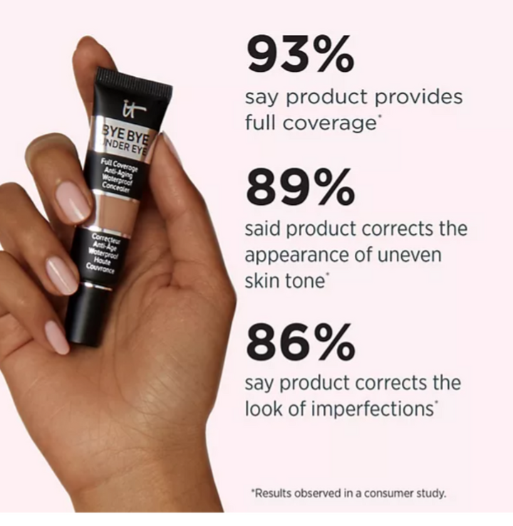 IT Cosmetics Bye Bye Under Eye Full Coverage Anti-Aging Waterproof Concealer