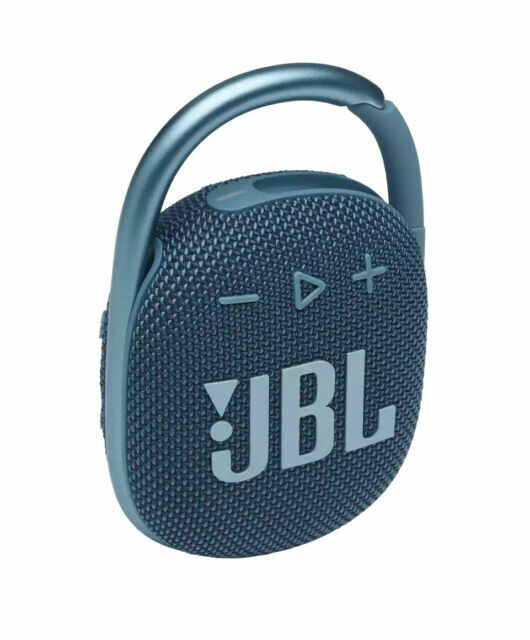 JBL Clip 4 Waterproof Portable Bluetooth Speaker - Blue   MSRP: $80